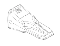 ए80 एडवांसिस 505-3982 कैटरपिलर लोइंग टिप एक्स्ट्रा ड्यूटी