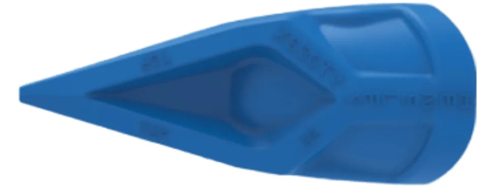 हेन्सले बकेट पॉइंट XS30T K30T टाइगर टिप