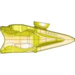 P200T P200TL KPRIME KOMATSU PC2000 टाइगर टिप प्वाइंट